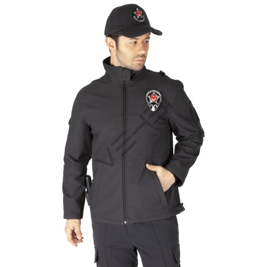 Yeni Tip Kamu Özel Güvenlik Erkek Softshell Mont - 3D Arma Hediyeli