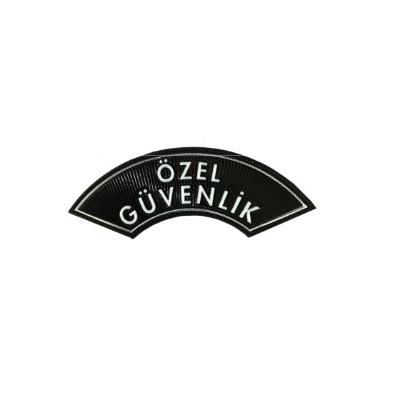 Özel Güvenlik 3D Metalize Arma Apolet Seti