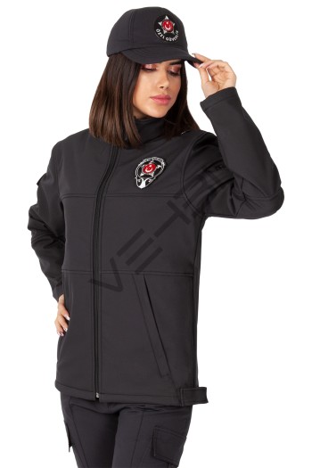 Yeni Tip Kamu Özel Güvenlik Kadın Softshell Mont