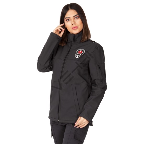 Yeni Tip Kamu Özel Güvenlik Kadın Softshell Mont